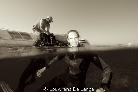 My dive buddy by Louwrens De Lange 
