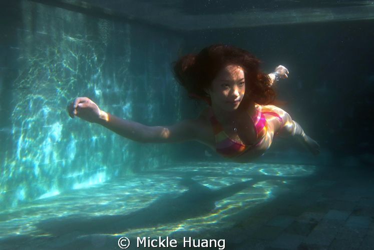 Michelle the Underwater Angel
Photo in Bali
 by Mickle Huang 