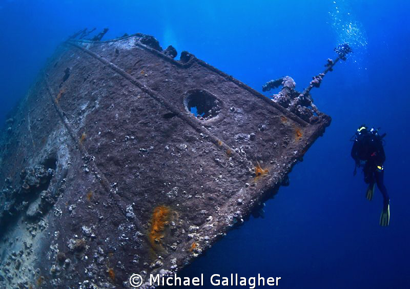 The bow of the Umbria, Sudan - what a brilliant wreck dive! by Michael Gallagher 
