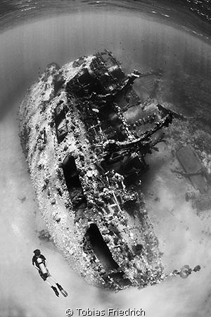 Wreck of the "Hamata" south of Marsa Alam. by Tobias Friedrich 