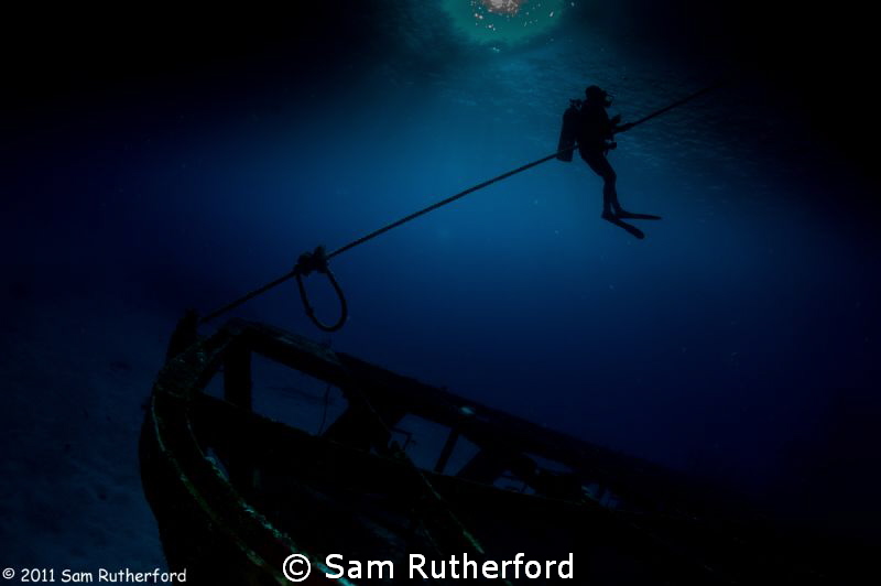 C-53 Wreck - Cozumel, Mexico by Sam Rutherford 