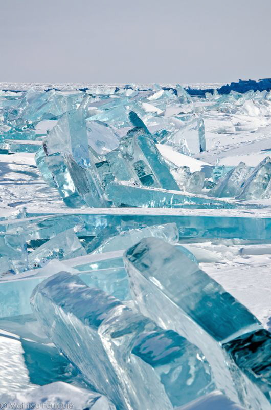 ice chaos (Baikal lake) by Mathieu Foulquié 