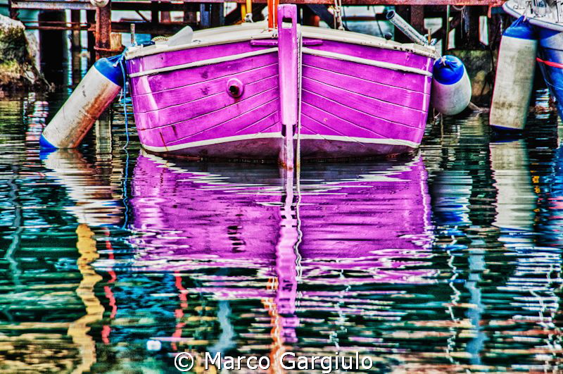 Boat reflections by Marco Gargiulo 