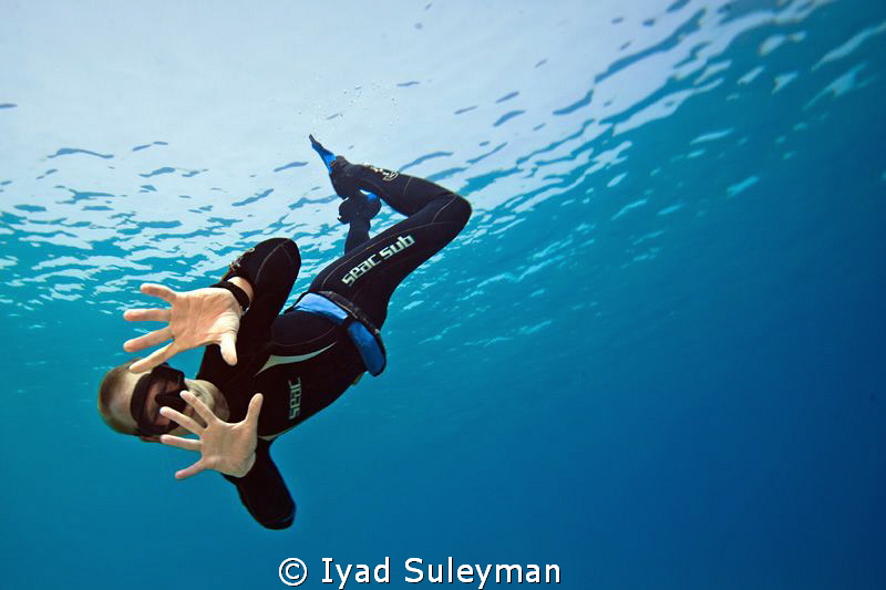 Free diver by Iyad Suleyman 