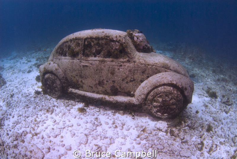 VW from the Isla Muejers underwater museum by Bruce Campbell 