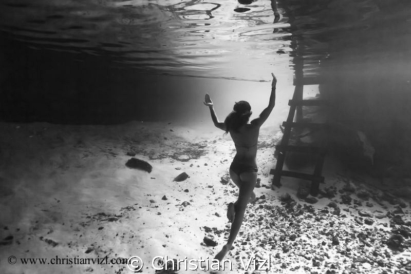 "In the mistic of the mexican cenotes" by Christian Vizl 