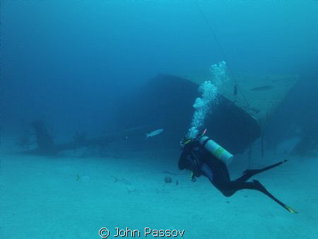 The wreck of the Hilma Hooker- Bonaire by John Passov 