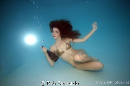 Underwater bubbly by Bob Bernardo 