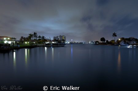 Bay in West Palm Beach FL. by Eric Walker 