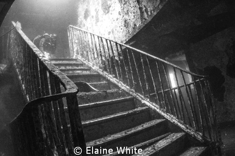 Staircase inside the Karwela, Gozo
Converted to black & ... by Elaine White 