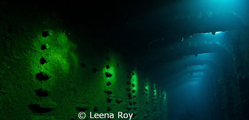 light in the wreck of the Umbria by Leena Roy 