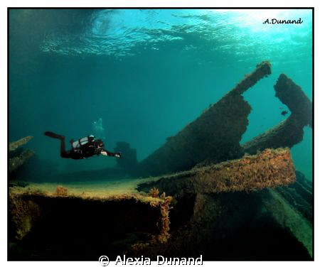 The "birdpoo" wreck, Arrecife, Canary Islands. by Alexia Dunand 