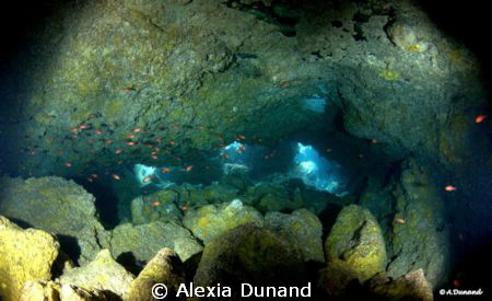 Cavern in Playa Chica. by Alexia Dunand 