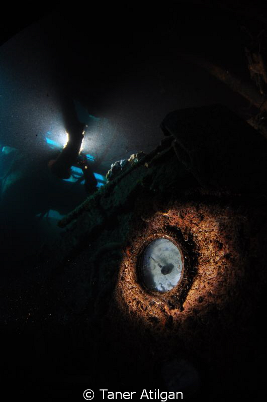 Inside the wreck by Taner Atilgan 