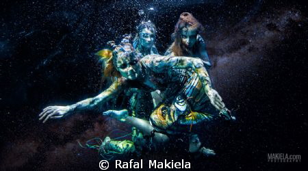 "Girls from the galaxy" 
Sneak peak of my newest underwa... by Rafal Makiela 
