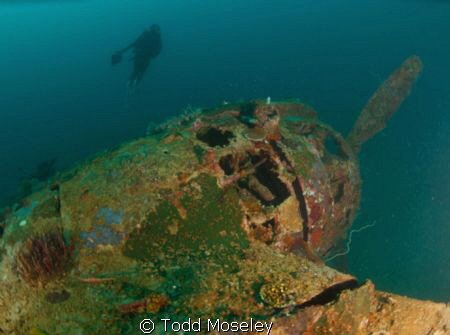 B-17 Bomber engine by Todd Moseley 