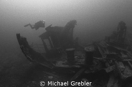 Lost off Halifax in March 1920, the stern of the "Bohemia... by Michael Grebler 