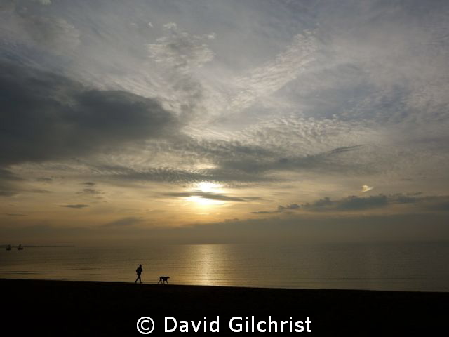 Early Morning Beach Scene Lake Ontario, Photo near French... by David Gilchrist 