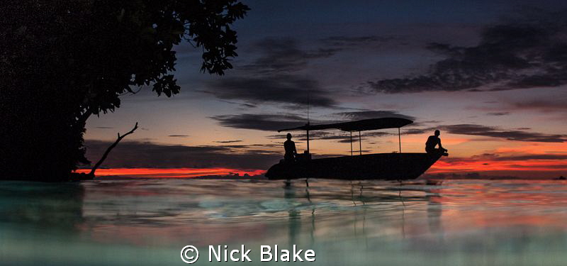 Sunset in Misool, Raja Ampat, Indonesia. by Nick Blake 