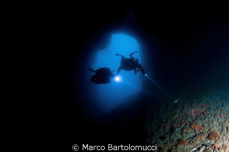 ISCA CAVERN near Positano Italy by Marco Bartolomucci 