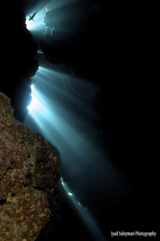 Playing with light at "Jackfish Alley" dive site in Sharm... by Iyad Suleyman 