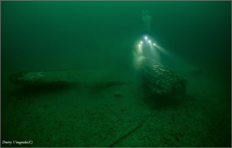 Black Sea. Russia. Novorossiysk. 40 meters deep.
Curtiss... by Dmitry Vinogradov 