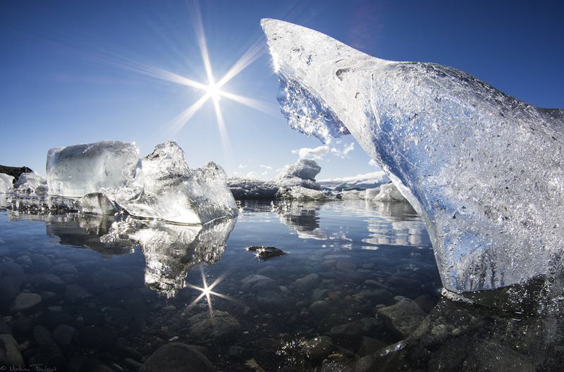 Jökulsárlón Glacier Lagoon by Mathieu Foulquié 