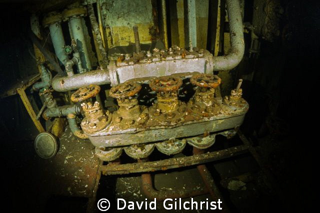 Set of valves, Niagara II, Tobermory, Ontario by David Gilchrist 