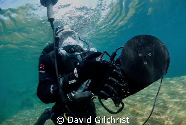 ' Navigator'  Shark Marine Technologies test dive, Lake R... by David Gilchrist 