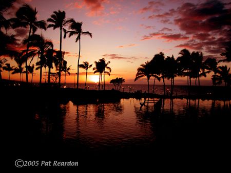 South Maui, Wailea, sunset. by Patrick Reardon 