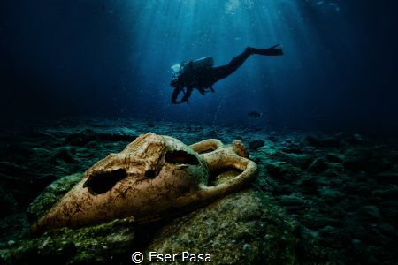sometimes history is underwater by Eser Pasa 