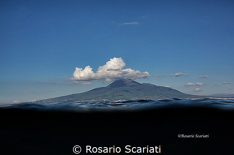 Naples Sea View .Vesuvius
To Banco di Santa Croce NA by Rosario Scariati 