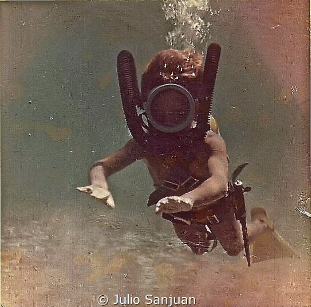 Historical photo 1964: Myself diving when I was 7 years o... by Julio Sanjuan 