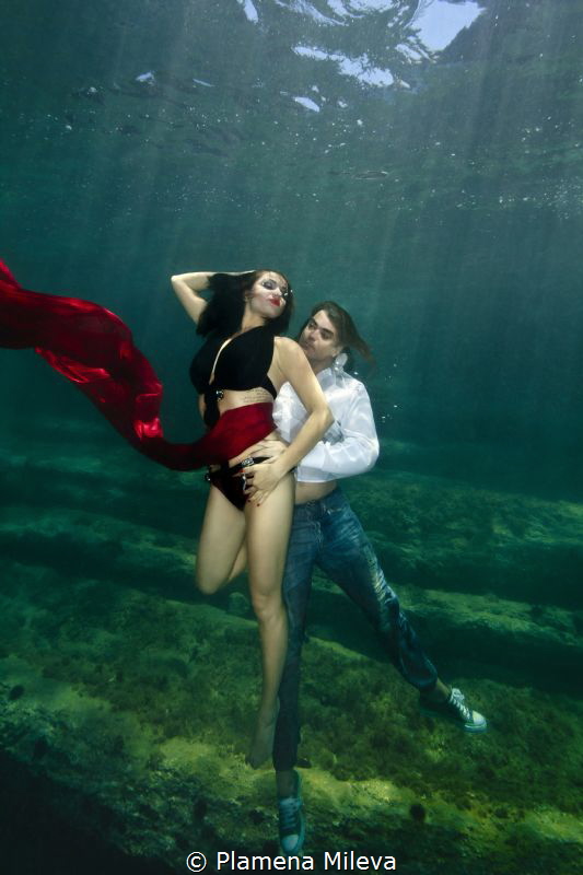 Underwater dance by Plamena Mileva 