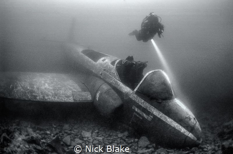Jet Provost and Diver, Eccleston, UK by Nick Blake 