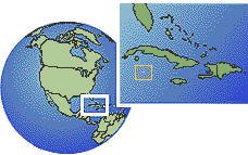 Cayman islands map