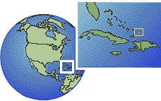 Turks and Caicos islands map
