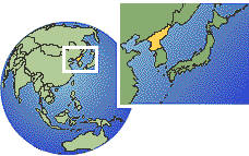 Korea, Democratic Peoples's Republic map