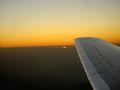 Sunrise in Egypt, taken in plane