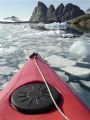 Pushing ice in Scoresby Sound, Greenland