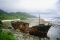 There is everything in American Samoa even this awesome ship wreck, Canon Elph Sport