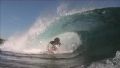 sometimes shallow means more fun.Surfer-Tim Archer at mouse traps yallingup