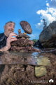 stone balancing at Massa Lubrense 2 stone balancing at Massa Lubrense 2