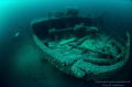The wreck Bonita in the Baltic sea in 42m depht