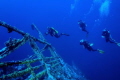 Divers Descend to the wreck of the Numidia For an adventurous wreck dive in the Red Sea Egypt. Divers Descend to the wreck of the Numidia For an adventurous wreck dive in the Red Sea Egypt.