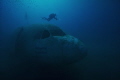 airbus a300 wreck and diver