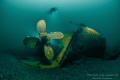 SS Empire Heritage WW2 wreck laying on 65meter depth. SS Empire Heritage WW2 wreck laying on 65meter depth.