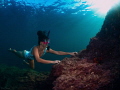 Climbing to the top is easy underwater D Climbing to the top is easy underwater D