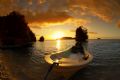 sunset in Kadidiri island, tomini bay...