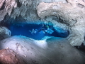 Cenote Nohoch in Mexico. De water is always clear. A very nice cave to dive in.